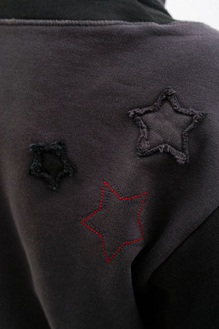 [Moromoro] Rock Rabbit Rhinestone Patch  Hoodie