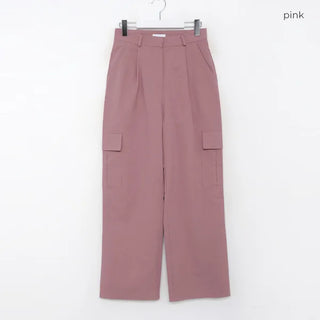 Cargo wide pants