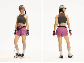 [Monterest] Layered A-Line Running Shorts