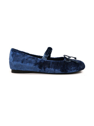 [Moromoro2] Velvet Bow Ballet Flats