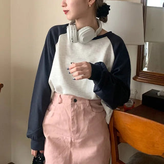 Raglan Sleeve Long T-Shirt