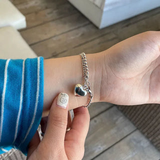 Heart Silver Bracelet