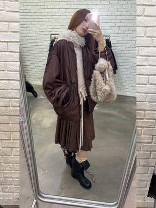 [NeverSeez] Wool-Lined Pilot Jacket