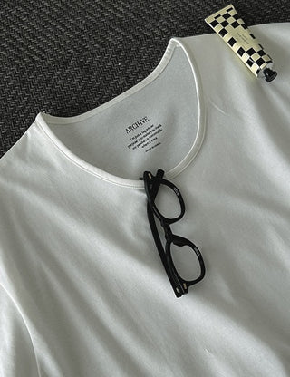 [high Q] Archive U-neck Short Sleeve T-shirt (6 colors)