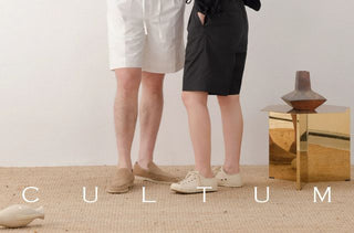 [CULTUM] Cotton Stand Collar Shirt/Shorts