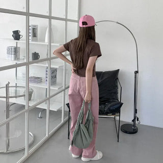 Wide Wash Pants
