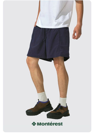 [Monterest] Quick-Dry Double Layer Side Pocket Shorts