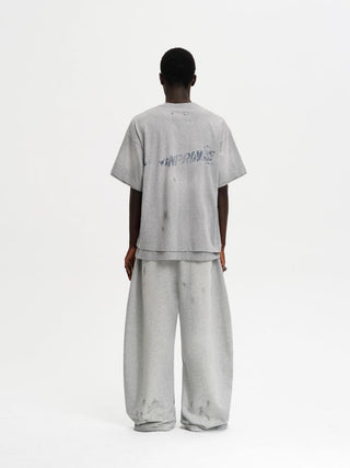 [MASONPRINCE] Paint Logo Distressed Layered Tee