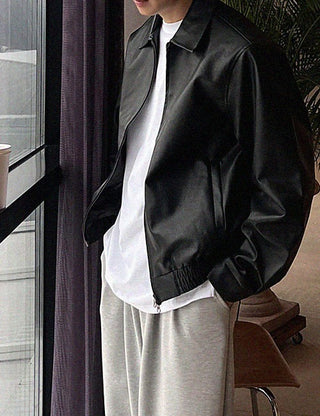 Draw Vegan Leather Jacket (2 colors)