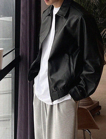 Draw Vegan Leather Jacket (2 colors)