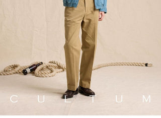 [CULTUM] Lyocell Denim Harrington Jacket