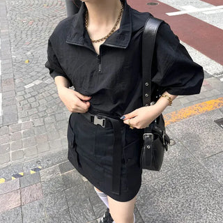 Half-zip anorak