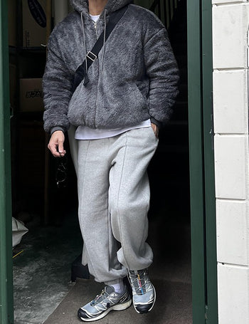 Boa Padded Zip-up Hoodie (5 colors)