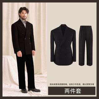 [CULTUM] Wrinkle-Resistant Double Breasted Suit