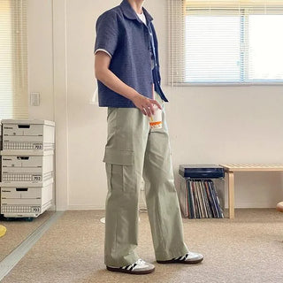 Cargo wide pants