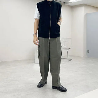 Pocket Cotton Cargo Pants