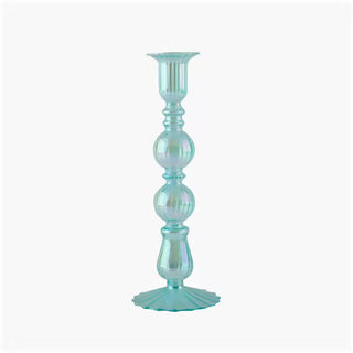 Groovy Glass Taper Candle Holders