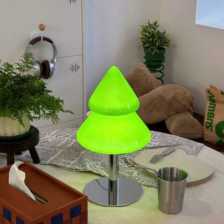 Christmas Tree Glass Table Lamp