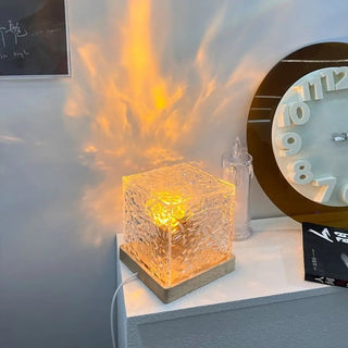 Crystal Projector Table Lamp