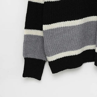 Asymmetrical Border Knit