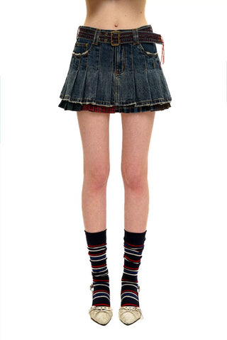 [Moromoro2] Washed Denim Fringe  Collection