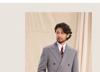 [CULTUM] Wrinkle-Resistant Double Breasted Suit