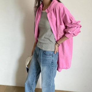 Layered wrap long-sleeved T-shirt