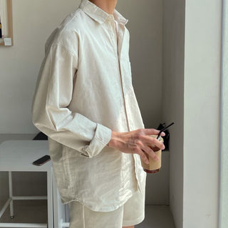 Sugar Linen Shirt (Over Fit)
