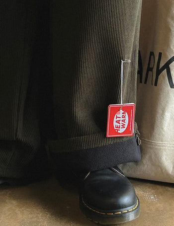 [Fleece-lined] #Pintuck Wide Corduroy Pants (3 colors, M~XL)