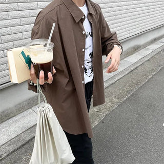 overfit cotton color shirts
