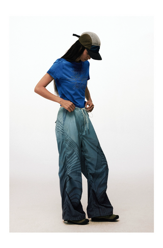 [CONP] Crinkle Paratrooper Pants
