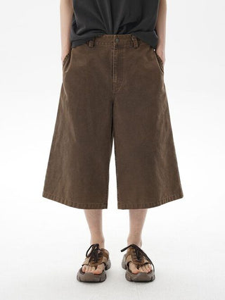 [MASONPRINCE] Wide Cropped Pants