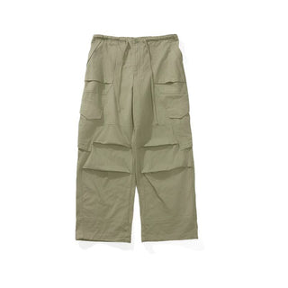 [Monterest] Grid Cotton Drawstring Paratrooper Pants