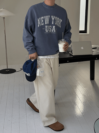 New York Vintage Pigment Sweatshirt
