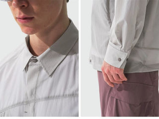 [Monterest] Water Repellent Lightweight Snap Shirt