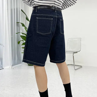 studio short denim pants
