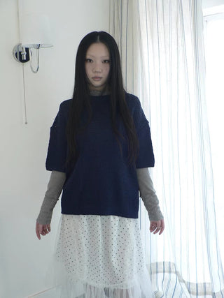 Breathable Cutout Commuter Loose Fit Women Casual Solid One Size T-Shirt