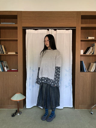 Breathable Cutout Commuter Loose Fit Women Casual Solid One Size T-Shirt