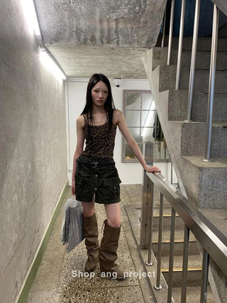 Duckpear Waist Skirt With Safety Shorts