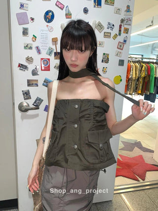 Duckpear Waist Skirt With Safety Shorts