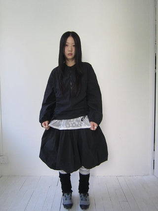 Functional Minimalist Drawstring Short Crop Top