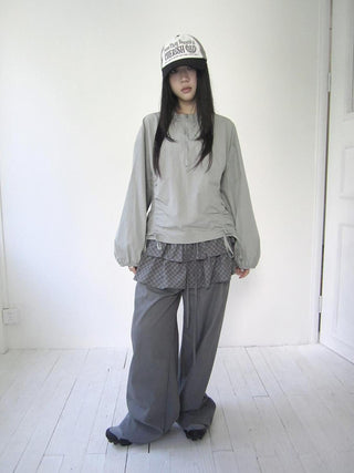 Functional Minimalist Drawstring Short Crop Top