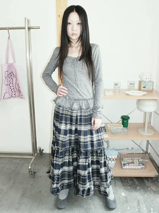 Lace Bow Tie Ruffle Sleeve Tee T-shirt