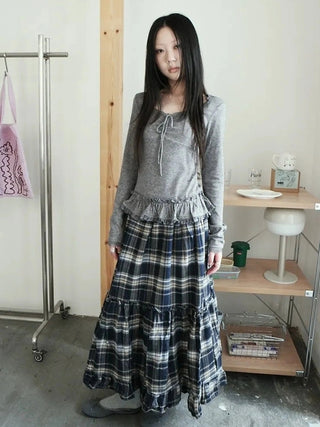 Lace Bow Tie Ruffle Sleeve Tee T-shirt