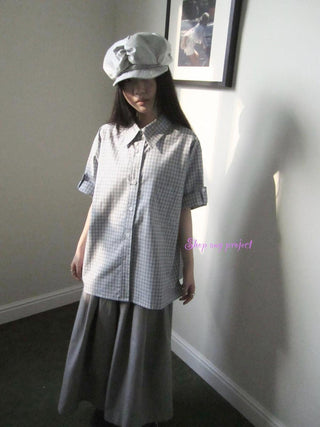 Project 5 6 Summer Casual Plaid Short Sleeve Shirt