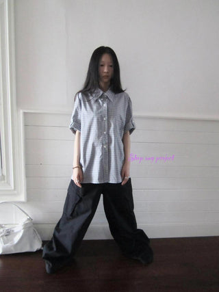 Project 5 6 Summer Casual Plaid Short Sleeve Shirt
