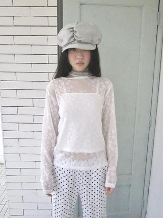 Star Sheer Layering Tee Summer Lightweight Long Sleeve Top