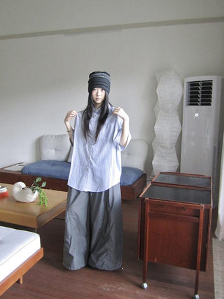 Summer Wide Leg Linen Pants