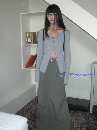 Vertical Stripe Slim Fit Long Sleeve Tee