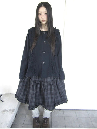Vintage Autumn Notched Collar Single Breasted Wool Coat Jacket